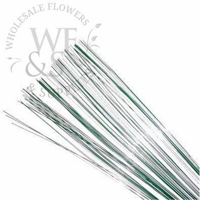 Green Floral Stem Wire Floral Wire - 22 Gauge