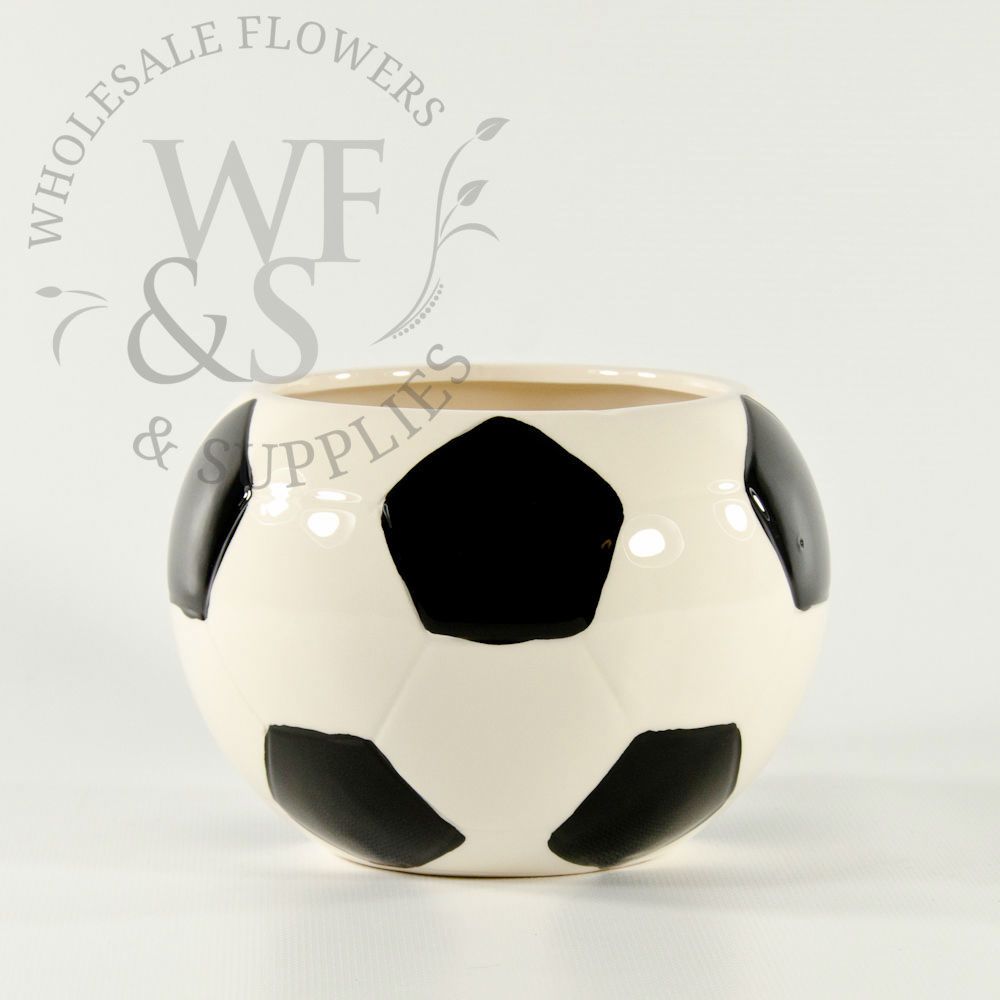 4" Ceramic Soccer Vase