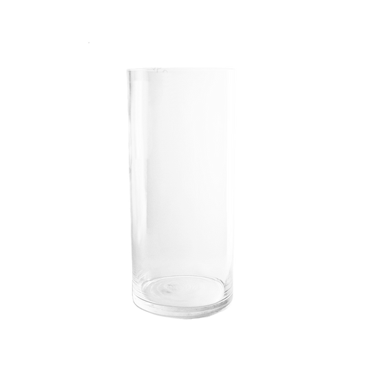 18" by 8" Glass Cylinder Vase