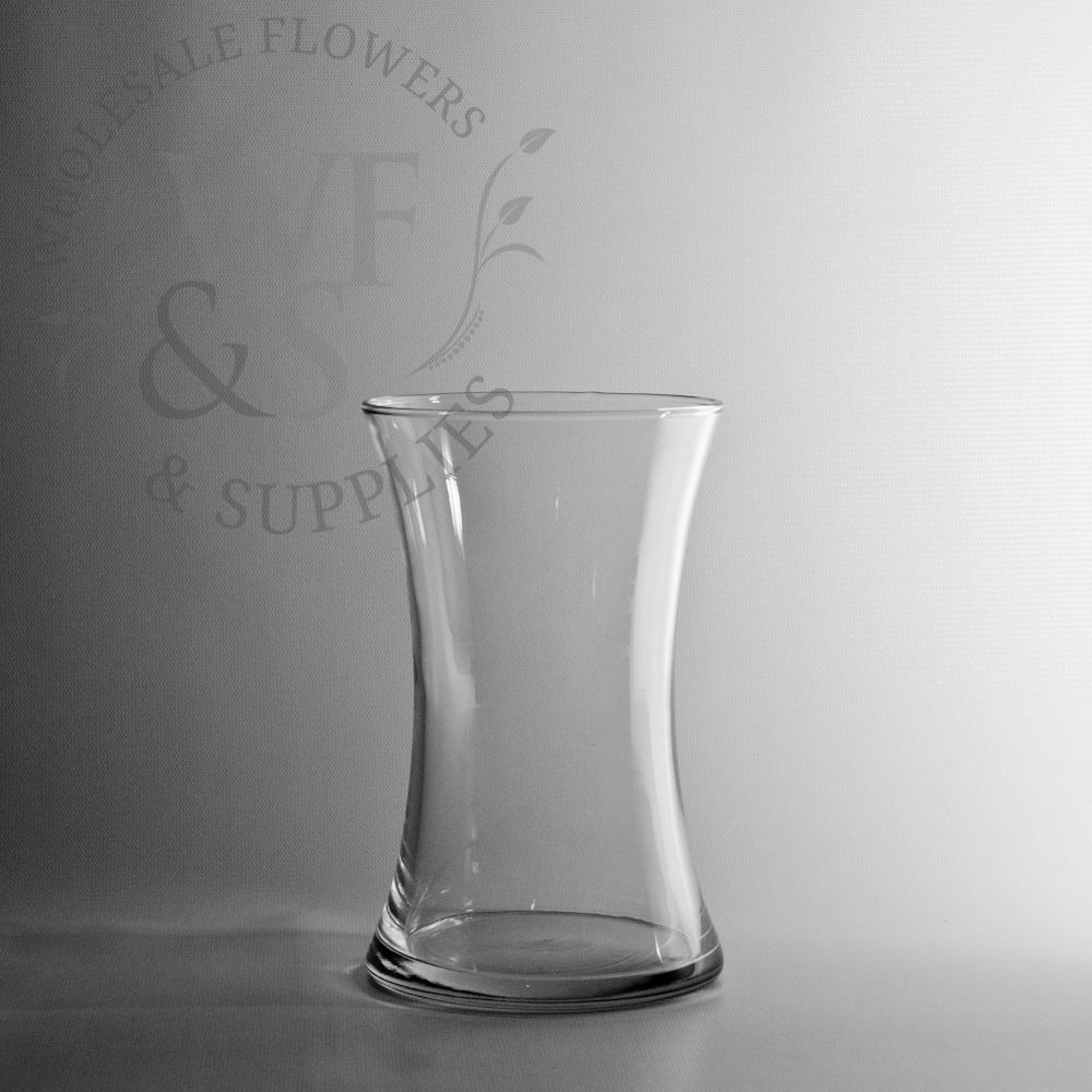 Glass Gathering Vase 8"