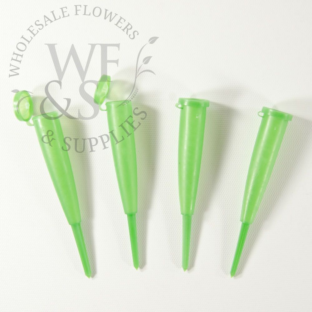4.5" Plastic Floral Water Picks - 4 Pieces
