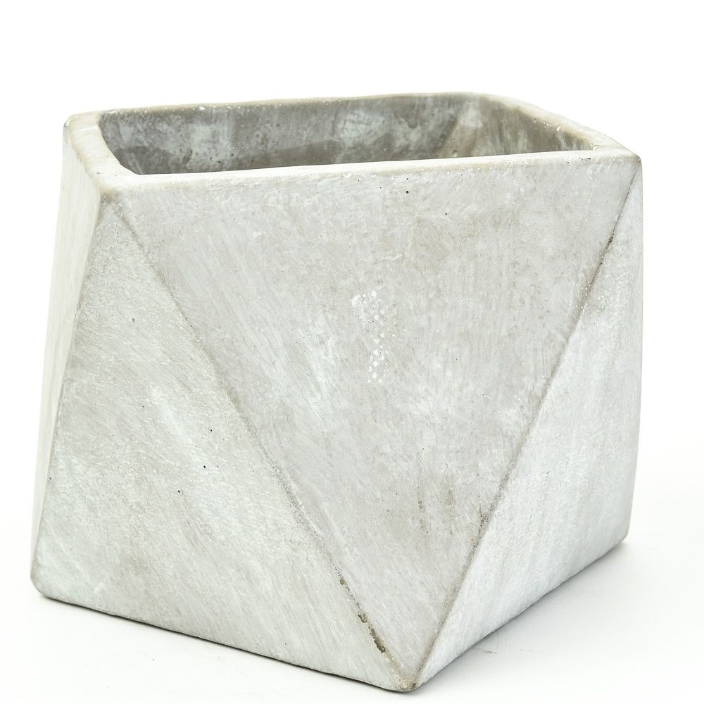 Geometric Urban Jungle Concrete Vase