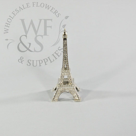 Mini Metal Eiffel Towers Silver-6"