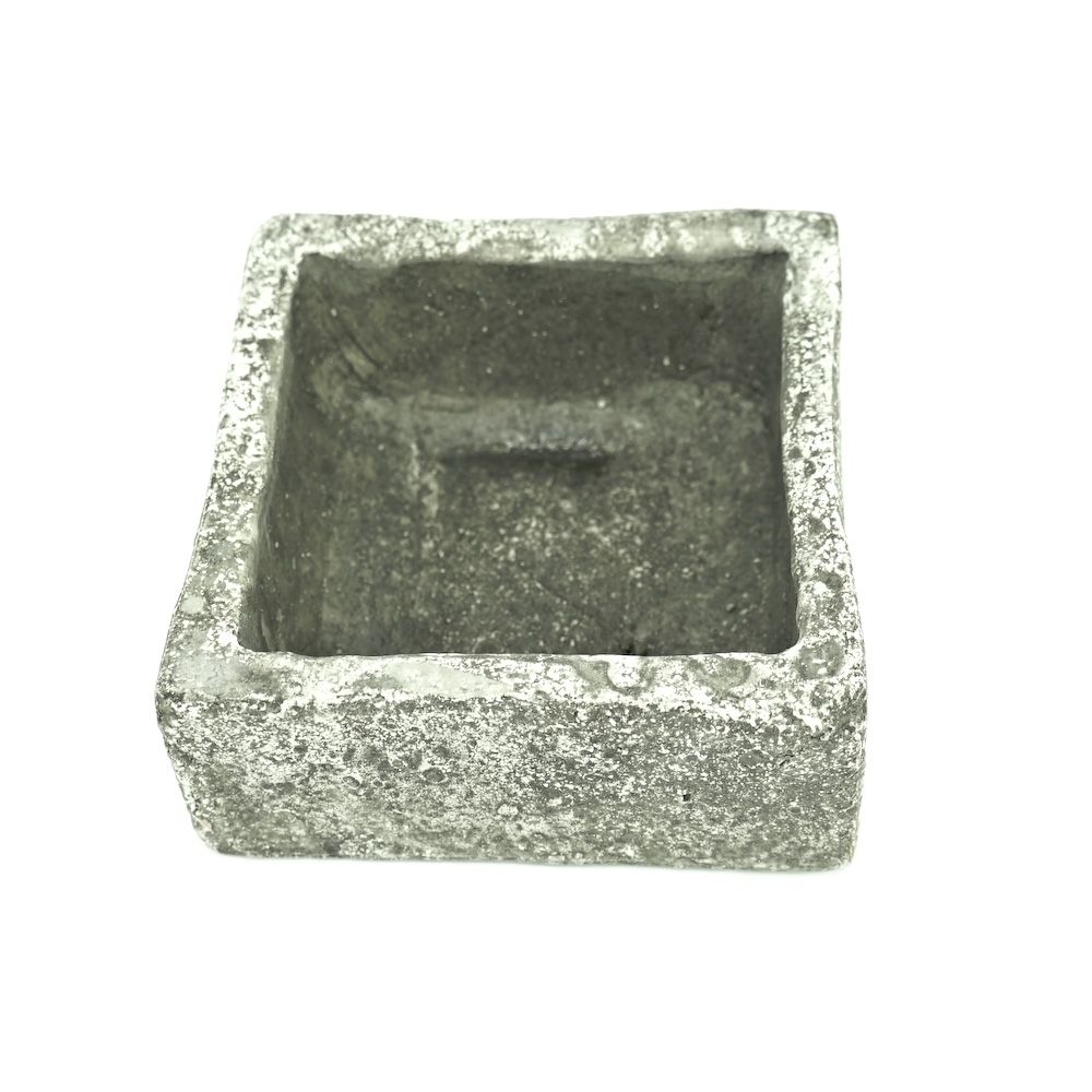 Weathered Clay Square Container