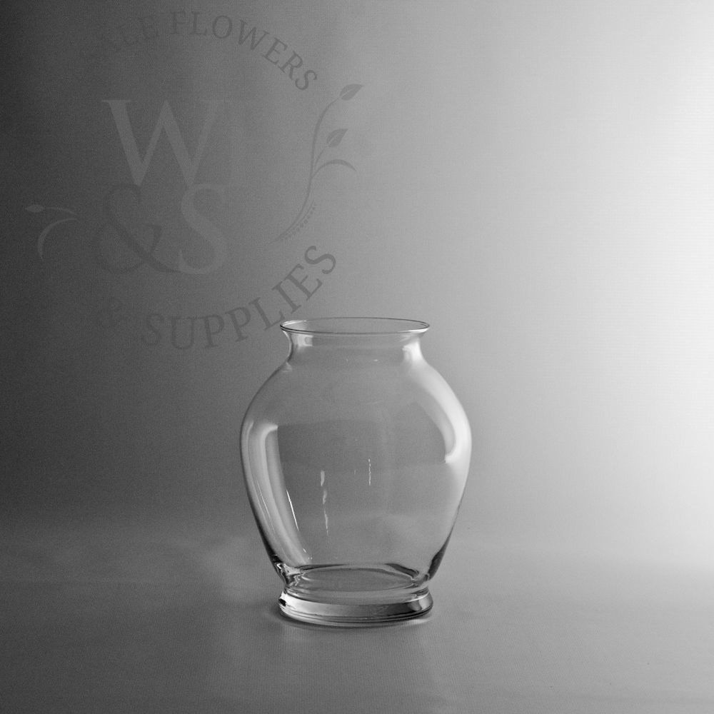 Glass Ginger Vase 7¼"