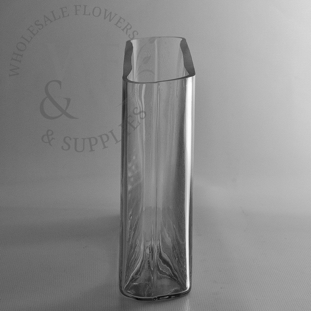 Thin Oval Glass Vase