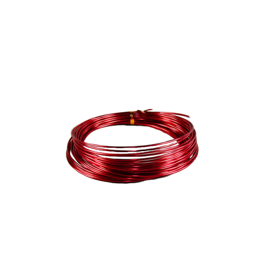 Aluminum Deco Floral Wire Red
