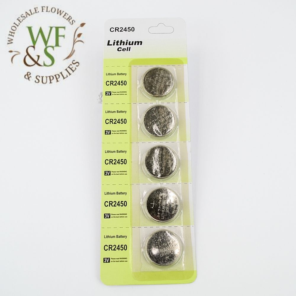 CR2032 Coin Candle Batteries - 5 Pack