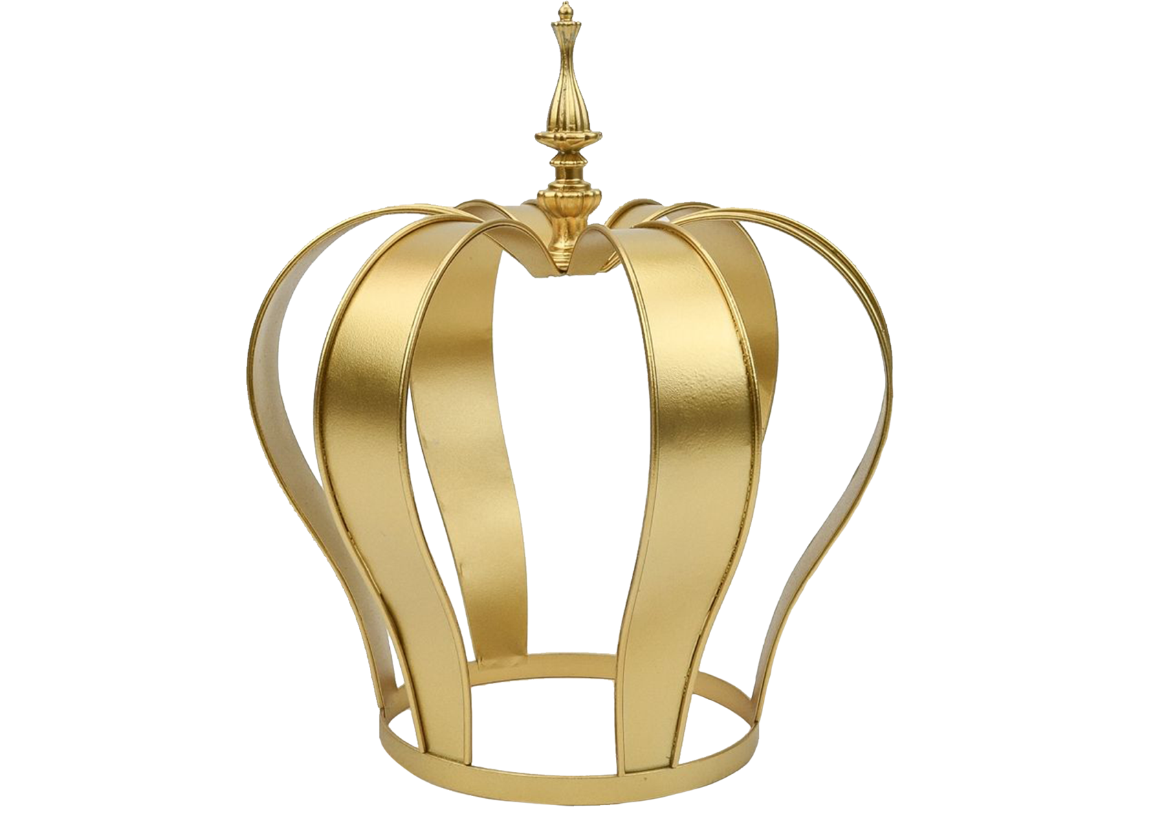 Crown - Gold painted metal