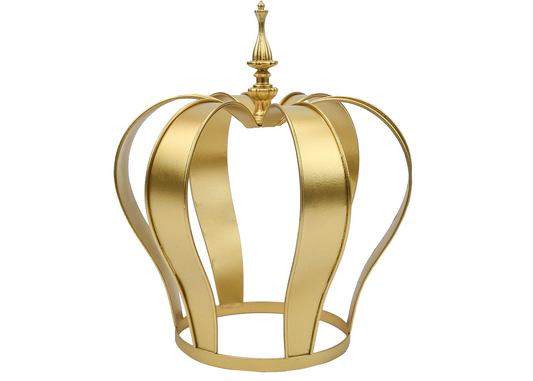Crown - Gold painted metal