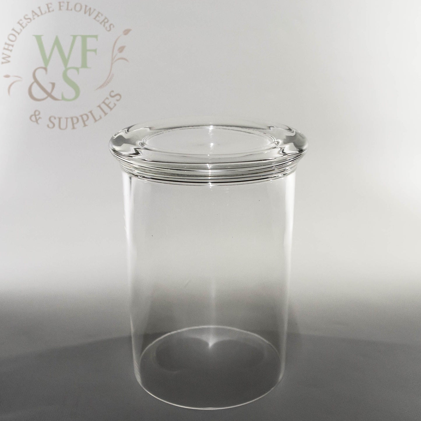 Glass Cylinder Candy Jar Vases with Lids Set of 3