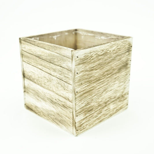 Medium Wood Flower Box Planter