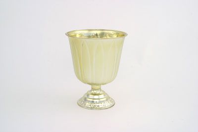 Gold 8½" Plastic Urn Vases