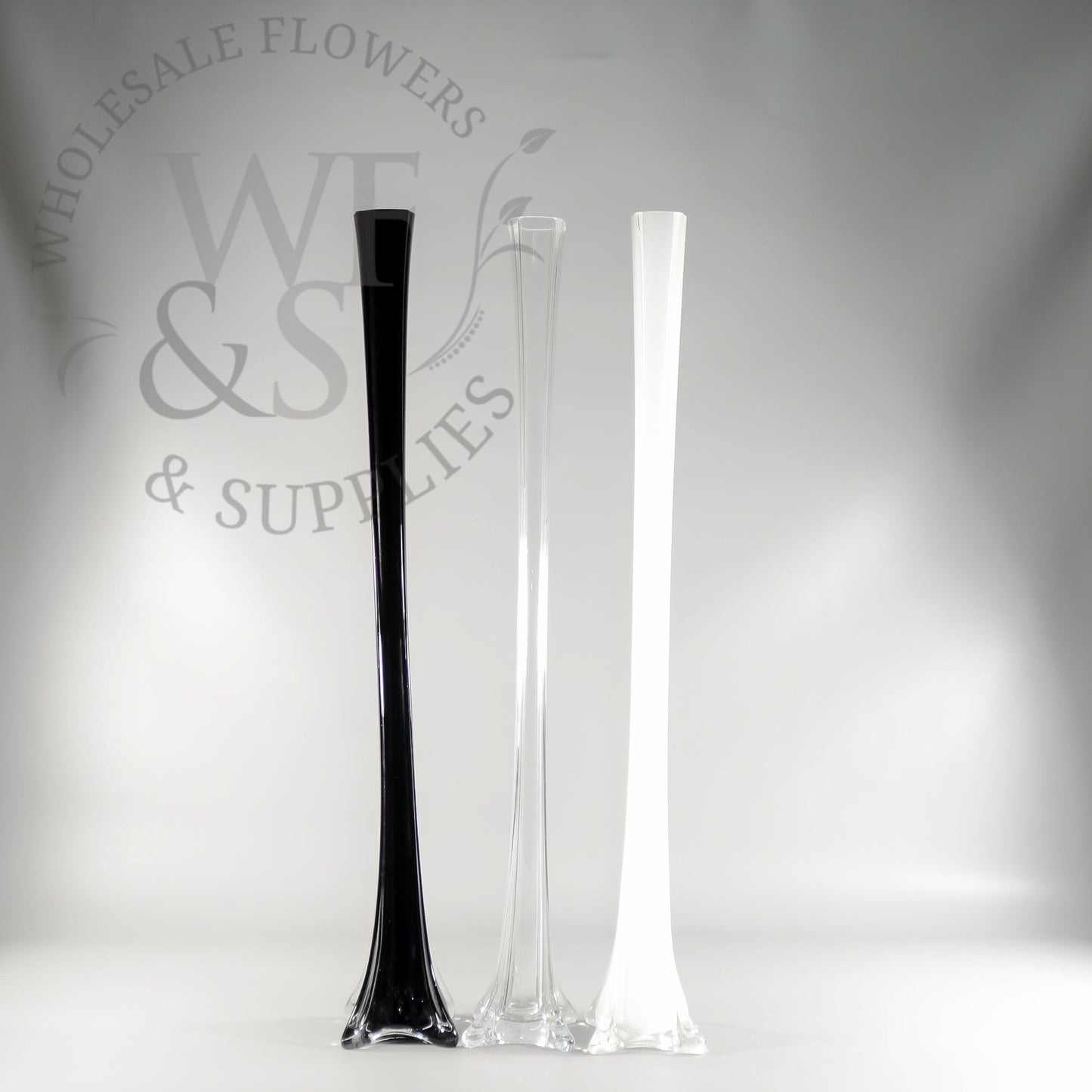 Eiffel Tower Glass Vase 20-inch