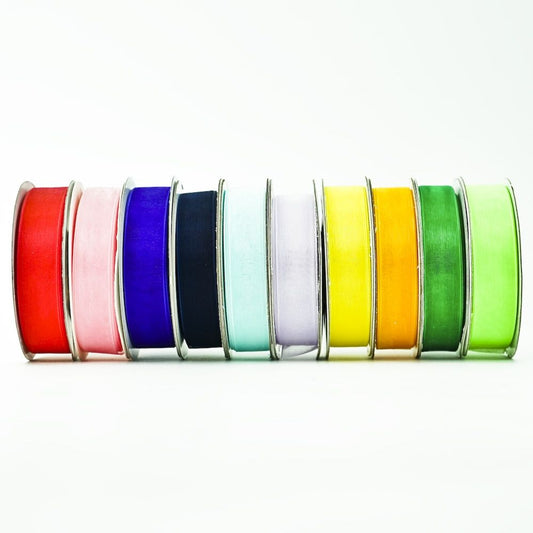 5/8" Nylon Organza Ribbon Assorted Colors