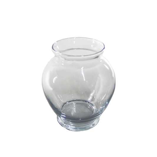 Glass Ginger Vase 7¼"