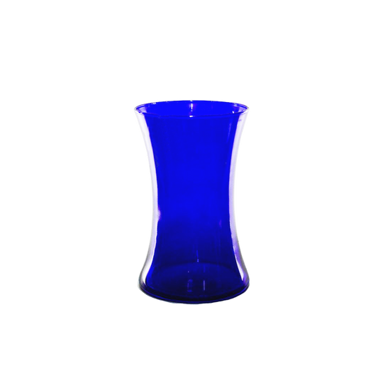 Glass Gathering Vase 8" - Cobalt Blue