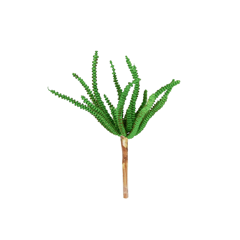 7.4" worm succulent pick green asf