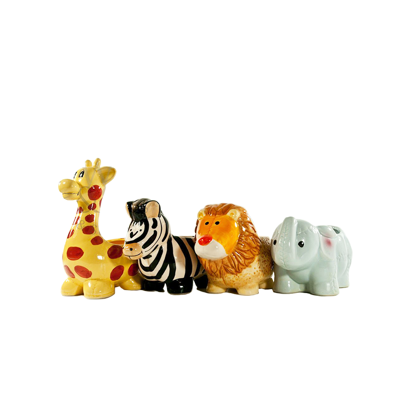 Ceramic Zoo Animals Assorted Set