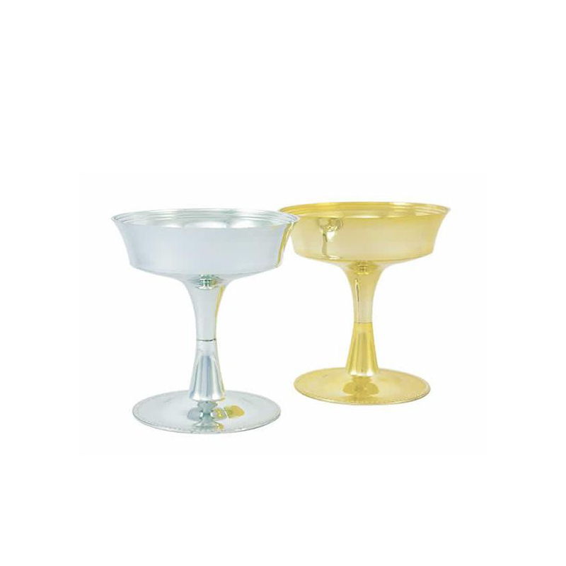 Gold or Silver Plastic Pedestal Vase
