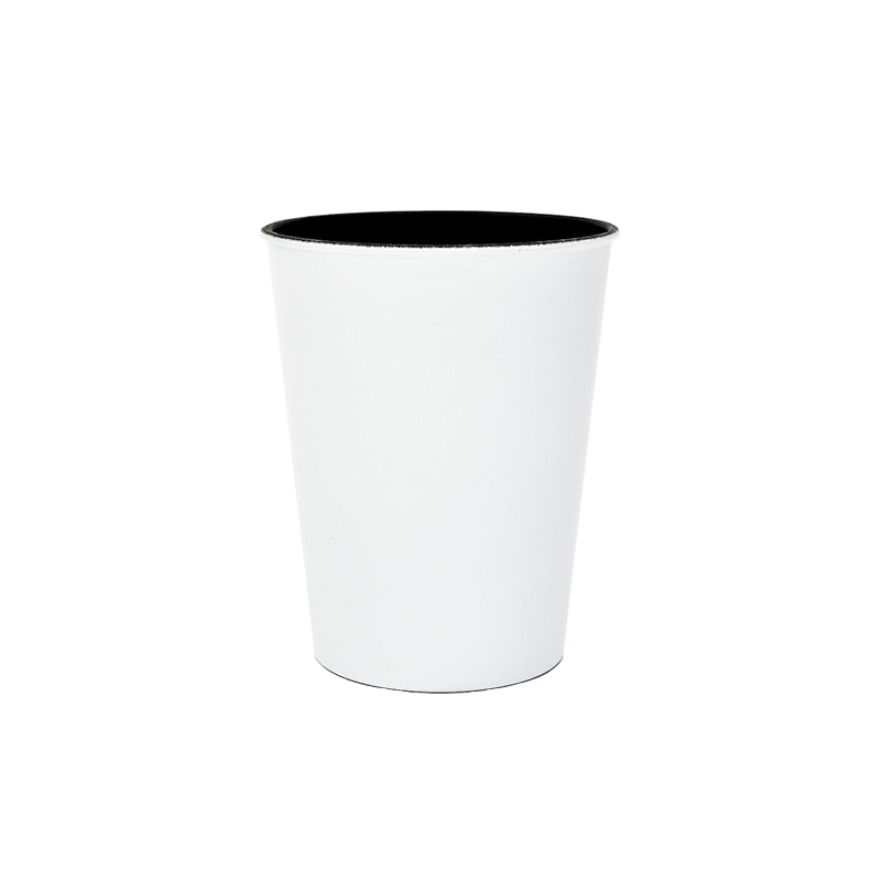6.5 inch Recycled Plastic Pot - White