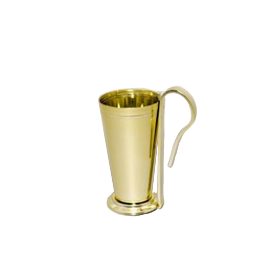 7½" Mint Julep Cup w/ Pew Clip - Gold