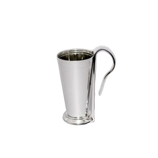 7½" Mint Julep Cup w/ Pew Clip - Silver