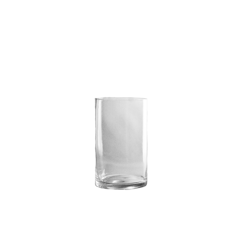 8-inch x 5-inch Glass Cylinder Vase