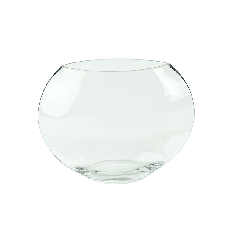 Clear Moon Bowl Vase