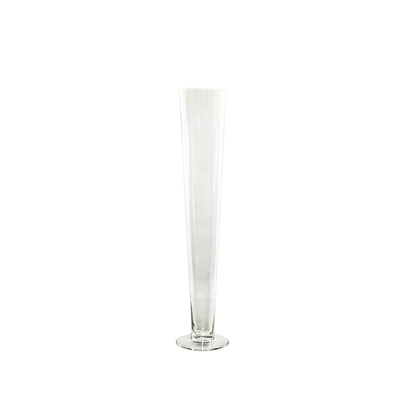 Clear Glass Pilsner Vase 24"