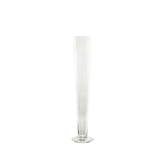 Clear Glass Pilsner Vase 24"