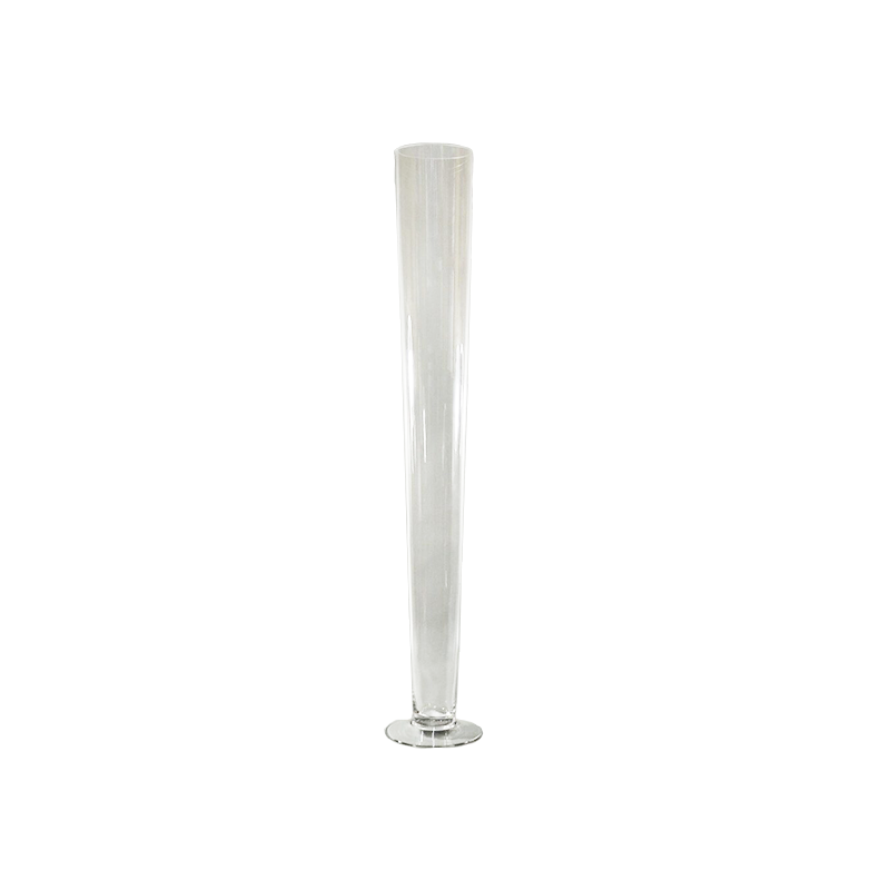 Clear Glass Pilsner Vase 32"