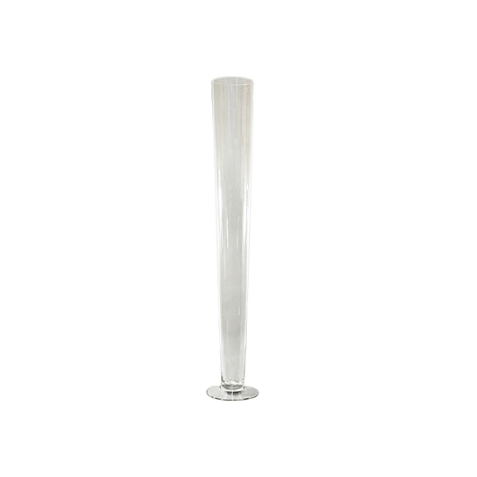 Clear Glass Pilsner Vase 32"