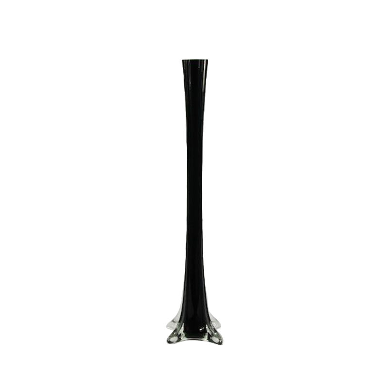 Eiffel Tower Glass Vase 28in in Clear, White,Black, Discount Wholesale  Eiffel Vases and Supplies - Wholesale Flowers and Supplies - Wholesale  Flowers and Supplies