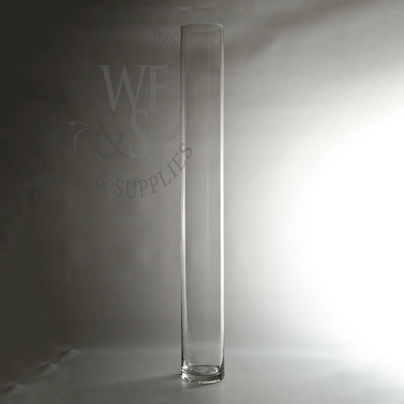 28 x 4 Glass Cylinder Vase