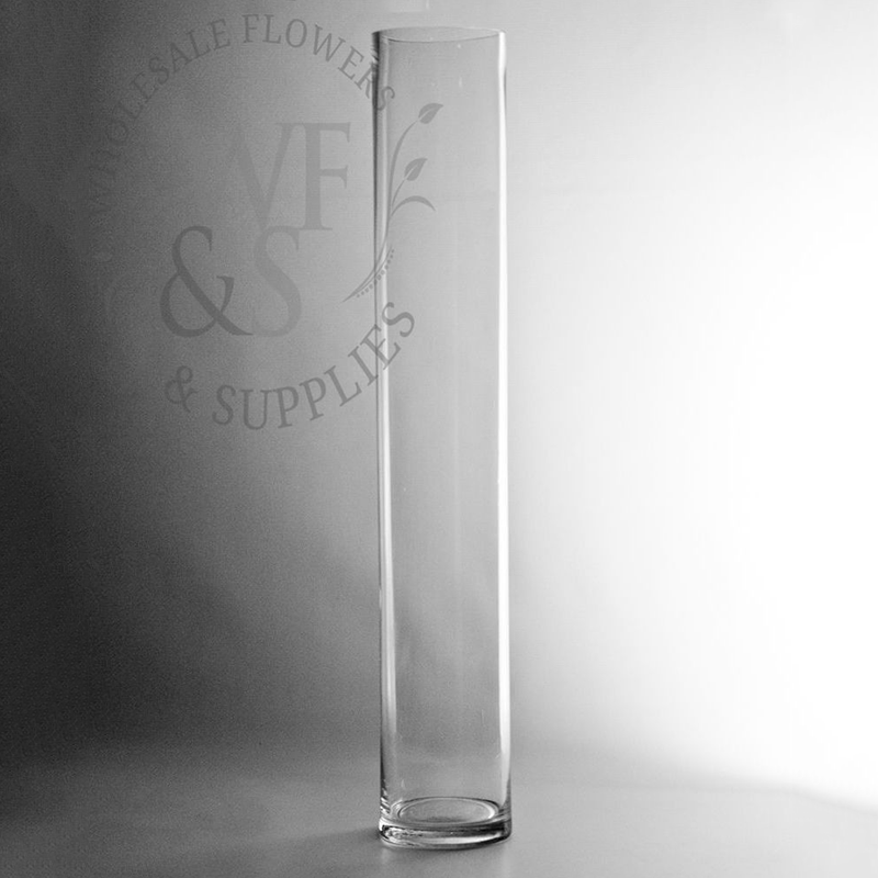 24x4 Glass Cylinder Vase