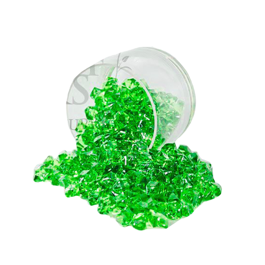 Apple Green Acrylic Ice Crystals Fake Ice