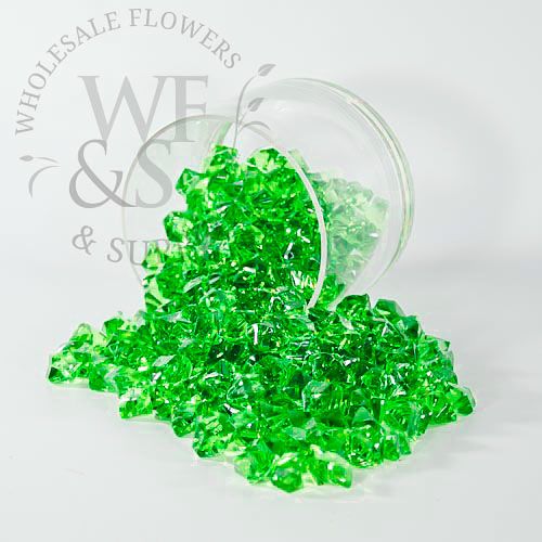 Acrylic Ice Crystals Apple Green