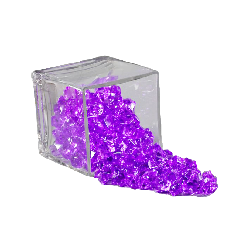 Acrylic Ice Crystals Purple