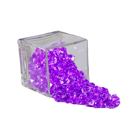 Acrylic Ice Crystals Purple
