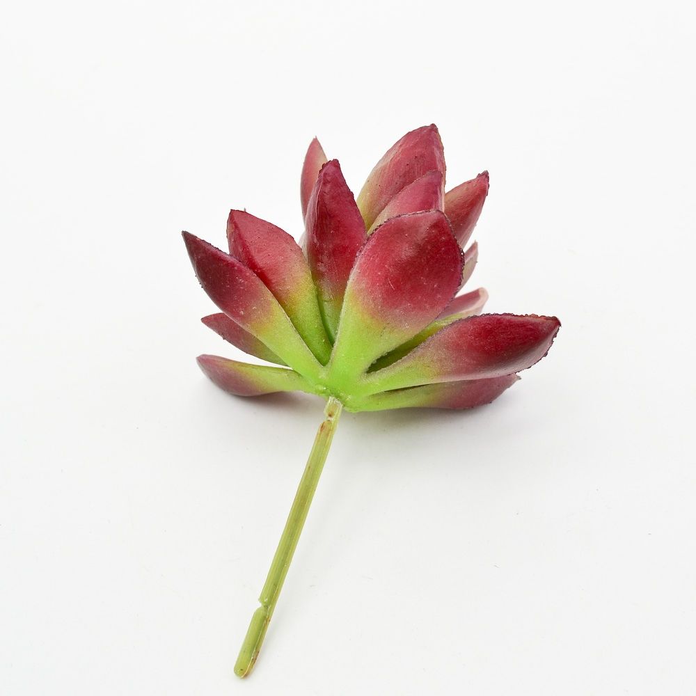 Mini Agave Succulent Pick - Red