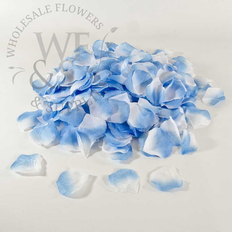 Silk Rose Petals, Bag Blue