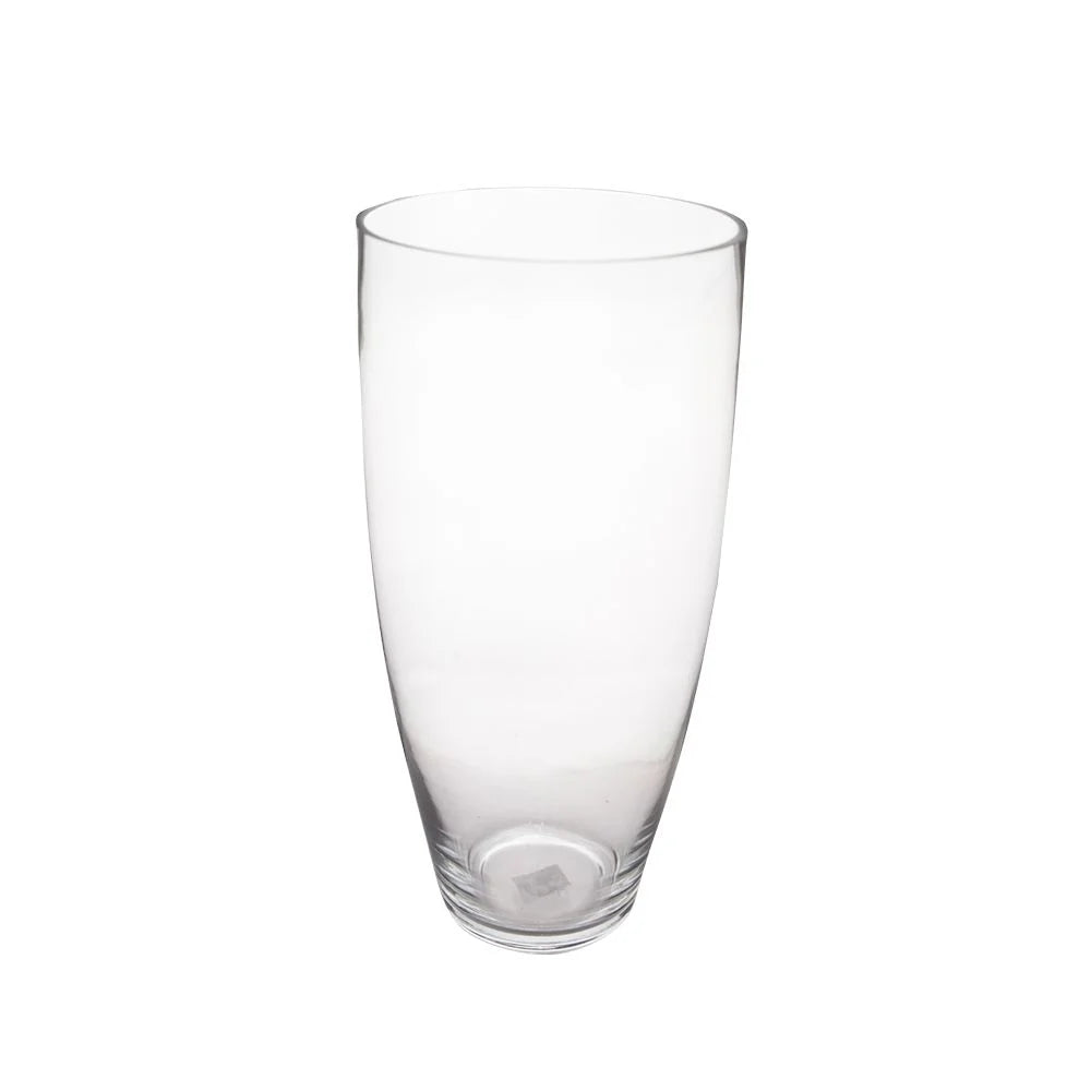 15" Glass Tapered Vase