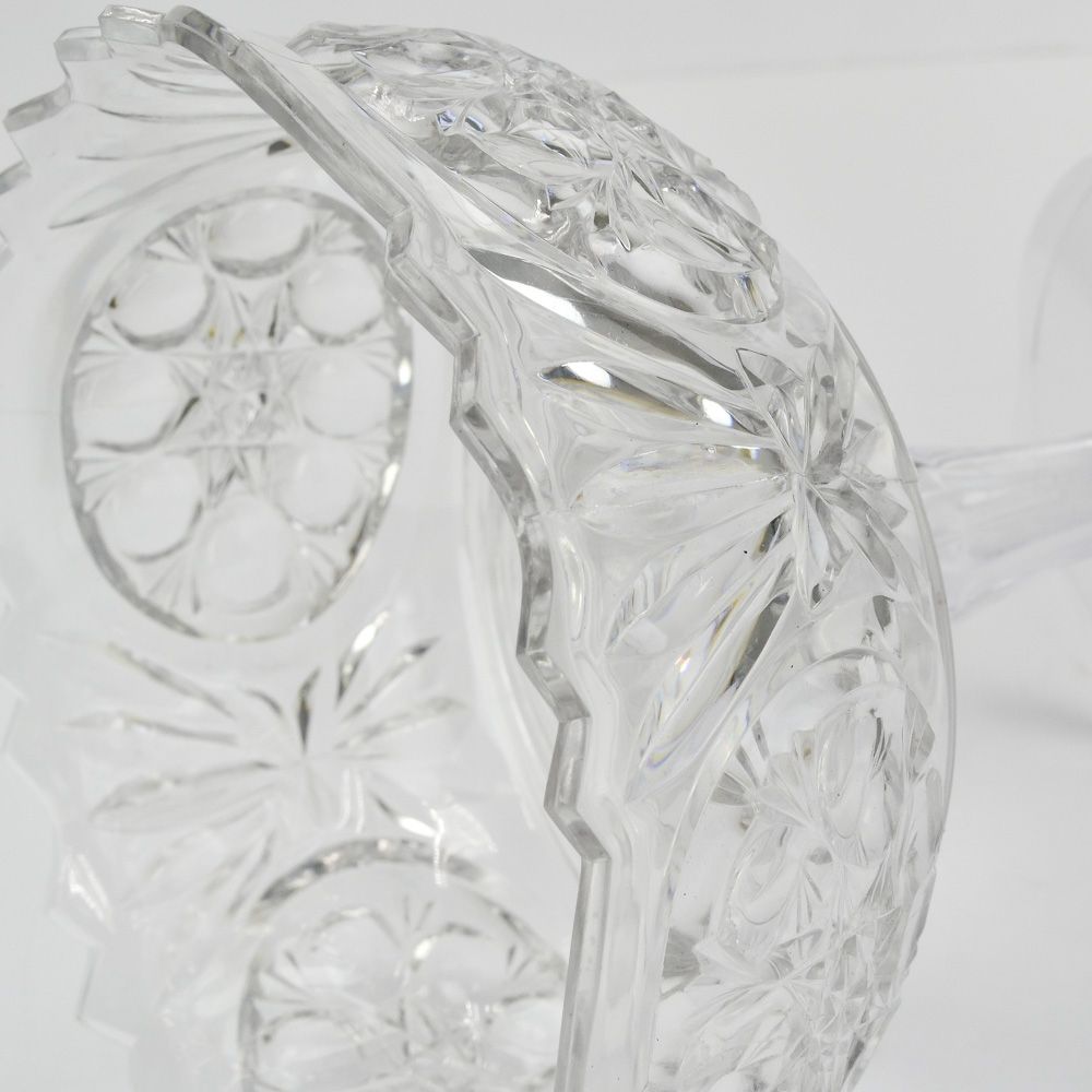 Plastic Crystal Pedestal Bowl