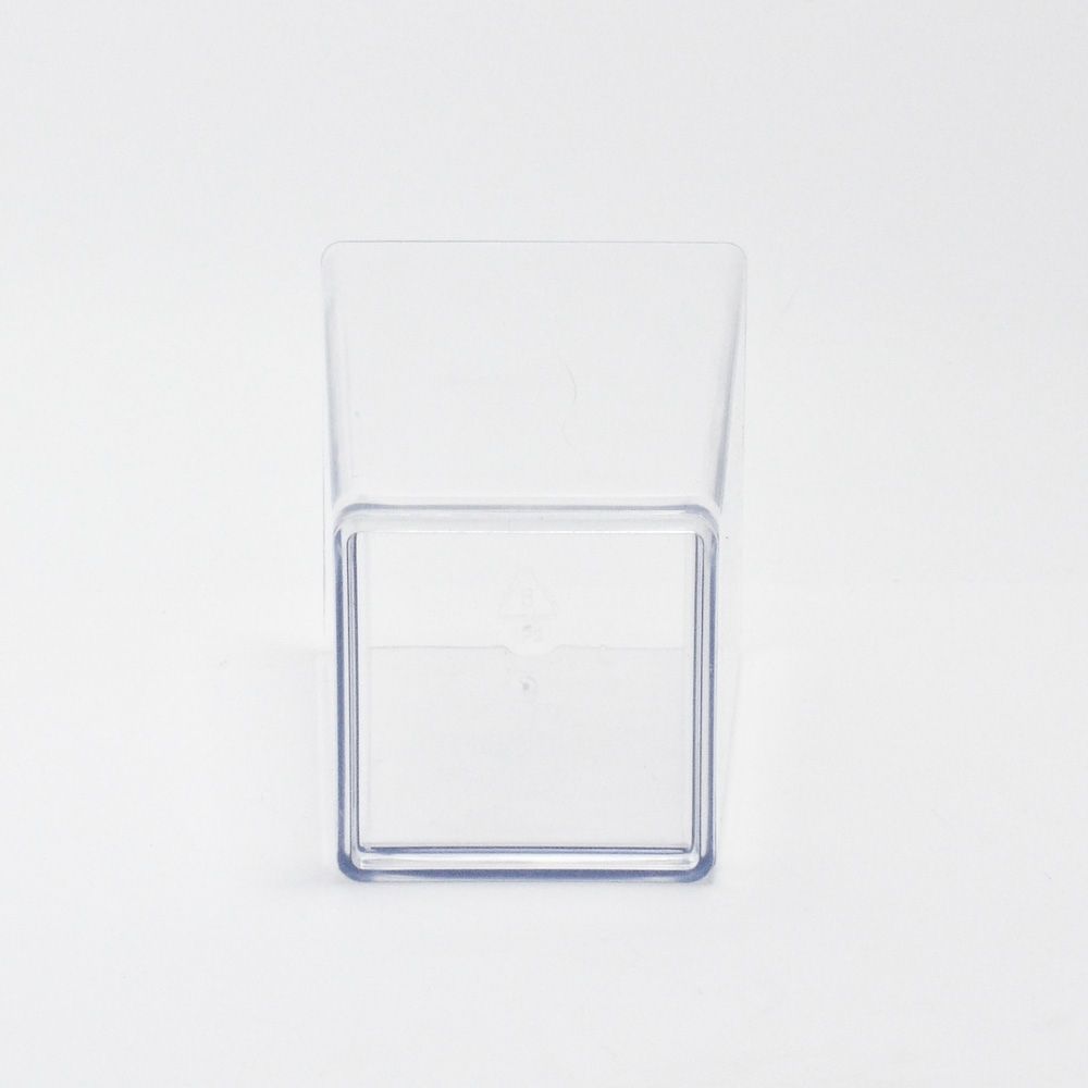 9-inch Plastic Tapered Vase (Clear)