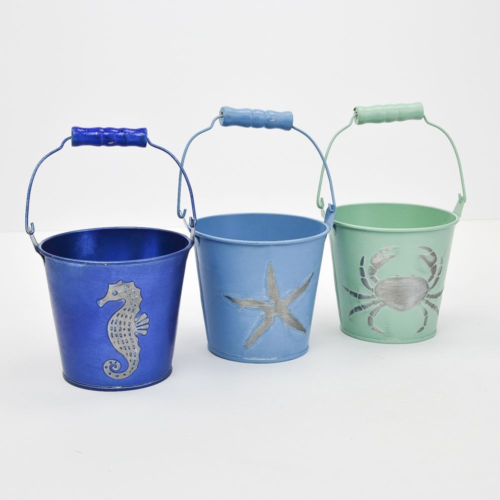 Mini Beach Pails - Set of 3