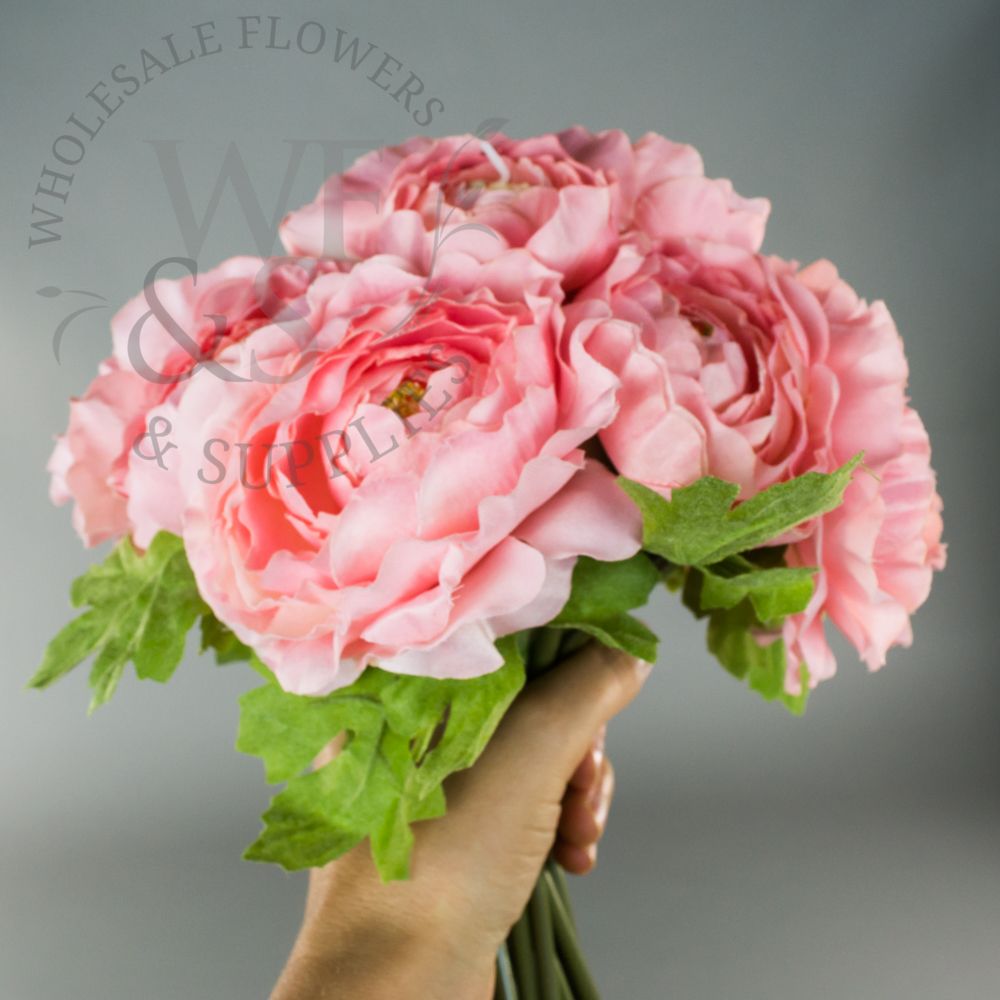 10" Tall Ranunculus Bouquets Assorted Colors