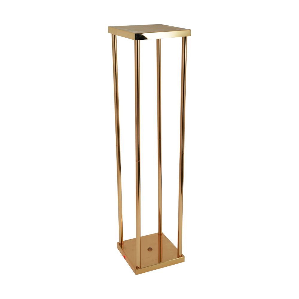 42" Harlow Metal Pillar - Gold