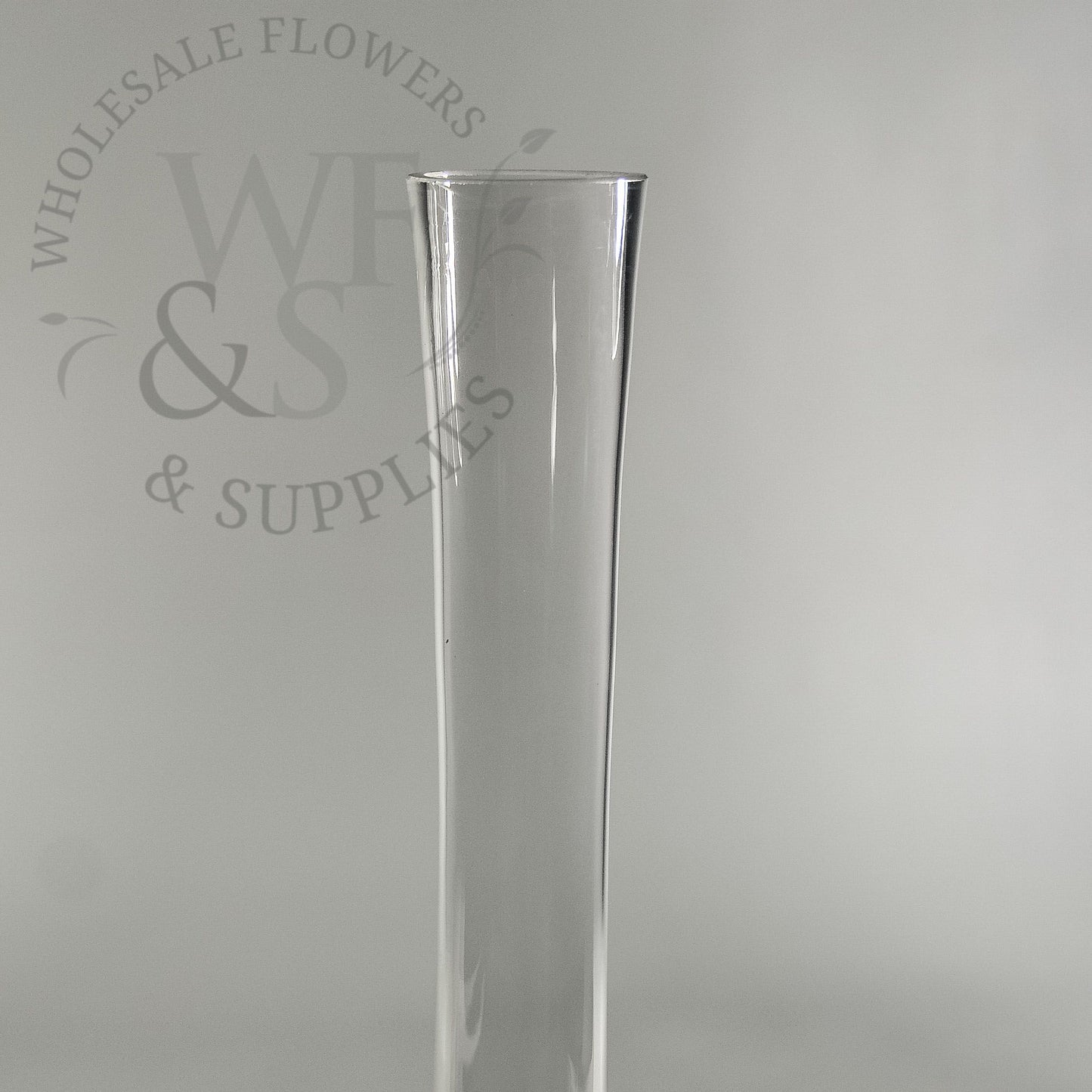 Mini Glass Tower Bud Vase 10"