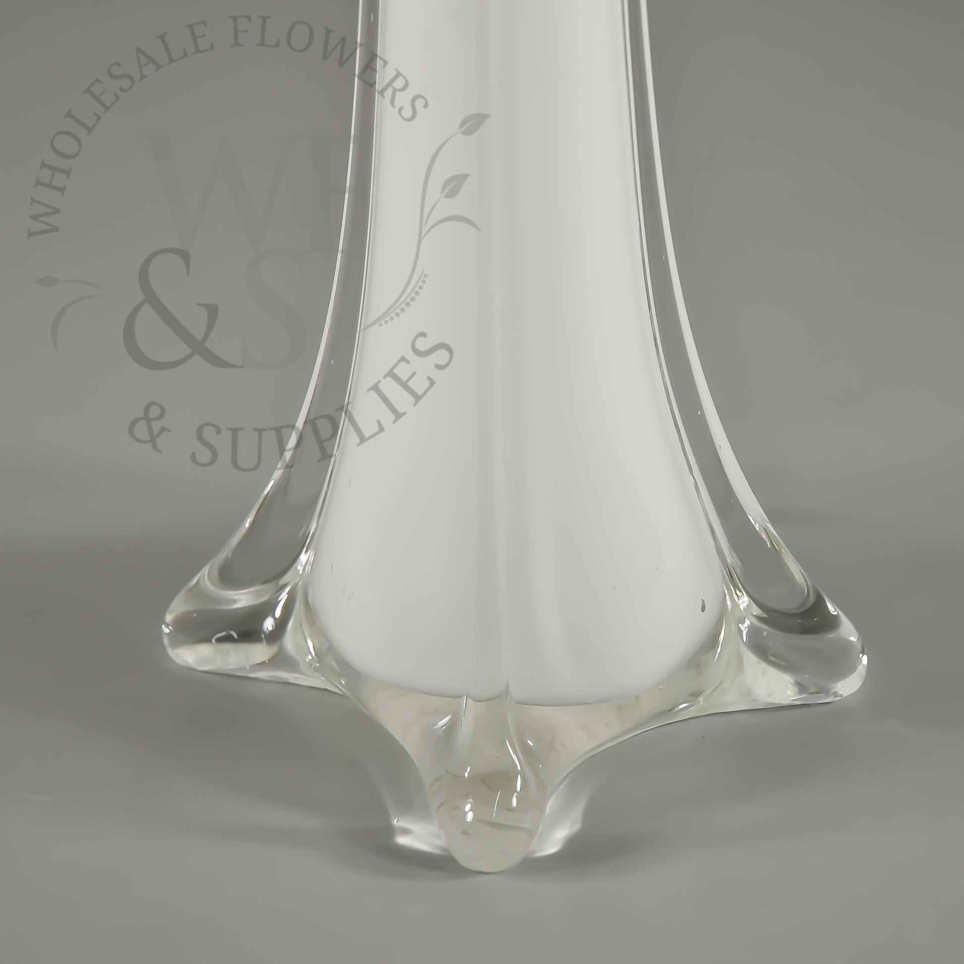 Glass Eiffel Tower Vases 1 ½x 1 ½x 20 (18 Per Case) - All Floral Supplies